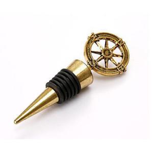 Quality Custom Adventure Compass Wine Stopper For Unique Wine Preservation wholesale