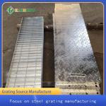 Hot Dip Galvanized Ditch Steel Grating Cover Plate Metal Drain Grates
