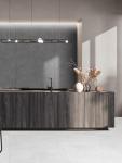 Grey Cement Look Full Body Porcelain Tile For Living Room Wear Resistant