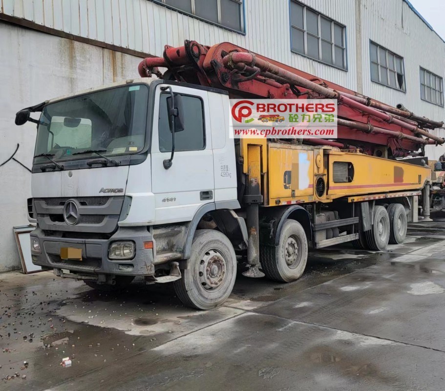 46m Putzmeister Concrete Pump Truck on Mercedes Benz Heavy Equipment