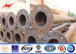 Stadium Lighting 36.6 Meters Galvanized High Mast Light Pole With 600kg Raising