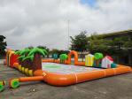 Commercial Outdoor Inflatable Sport Game Inflatable Simulated City Road