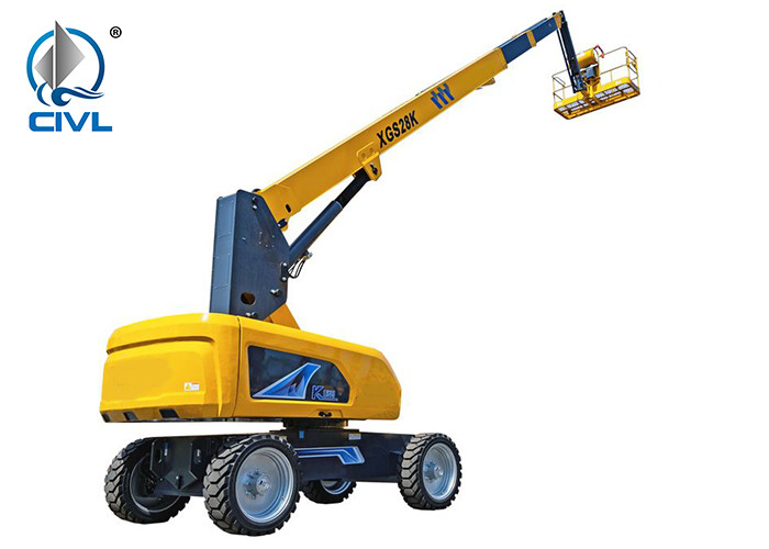 XGS28 26m Telescopic Aerial Platform Boom Lift Mobile Elevating Work Platform