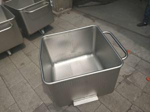 Quality Industrial Bakery Equipment Stainless Steel Dough Trough With Wheel wholesale