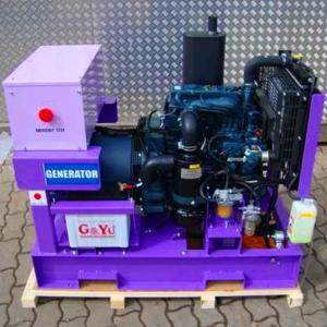 Quality 9kva to 35kva kubota engine small silent diesel generator wholesale