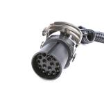 Adaptor Cable with Metal Plug 15 pin to 2*7 pin Coiled Trailer Cable