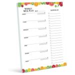 Tear Off Daily Magnetic Meal Planner Fridge Chart Dry Erase Menu Planner