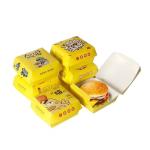 Food Grade Eco Burger Box Containers For Fried Chicken Packaging Customised