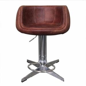 Quality Adjustable Swivel Bar Stools H76cm Stainless Steel Leather Bar Stools wholesale