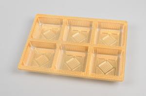 Quality PET Plastic Frozen Food Packaging Boxes Orange Color 0 . 35MM Thickness wholesale