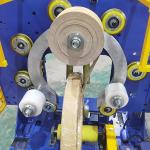 Steel Copper Coil Packing Line Wrapping Machine PLC Control GS400-N3