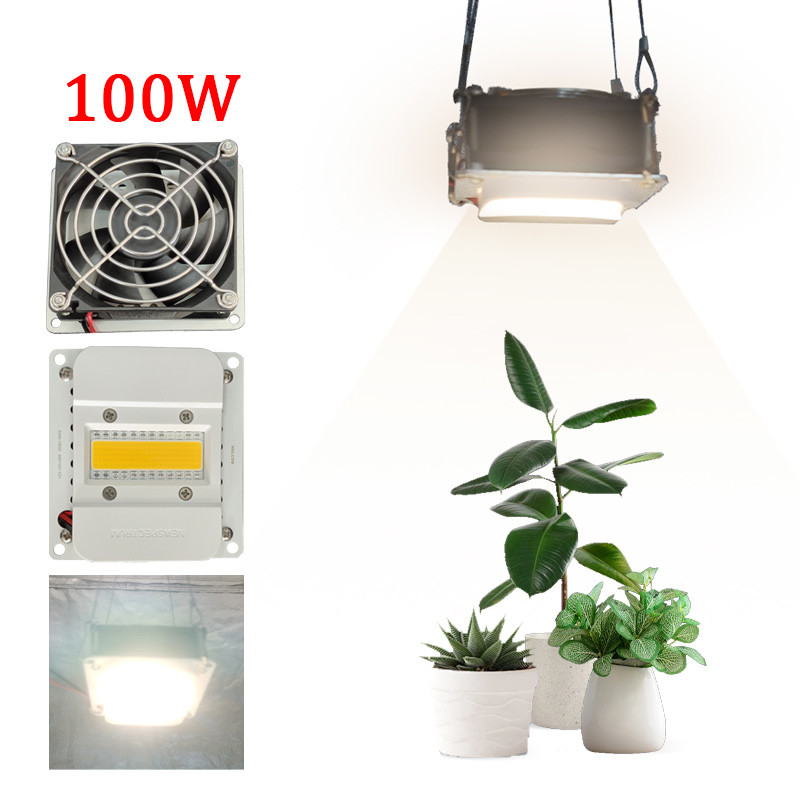 Light Bar Module COB Plant Light with Built-in Fan Cooling System for Home Gardeners and Greenhouse Growers