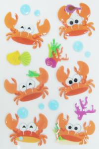 Quality Beautiful Gift Items Custom Puffy Stickers Multi Functional Environmental Friendly wholesale