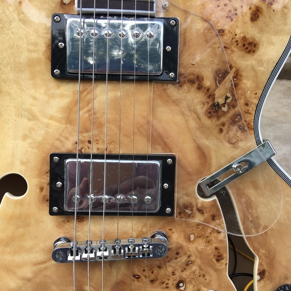 L5 Electric Jazz Guitars in Natural