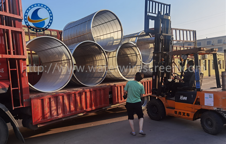 1018mm Dia Wedge Wire Mesh Stainless Steel 304 Continuous Slot Seperator