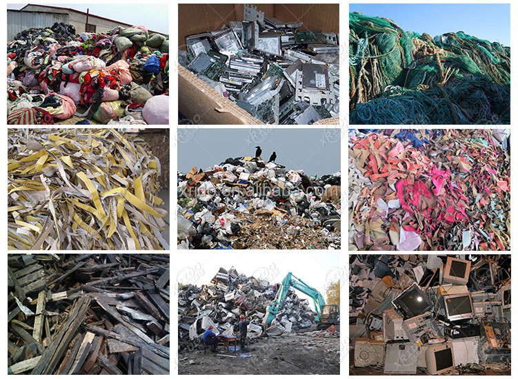 Aluminum Iron Double Shaft Shredder Machine 300-22000Kg/Hour Twin Shaft Shredder