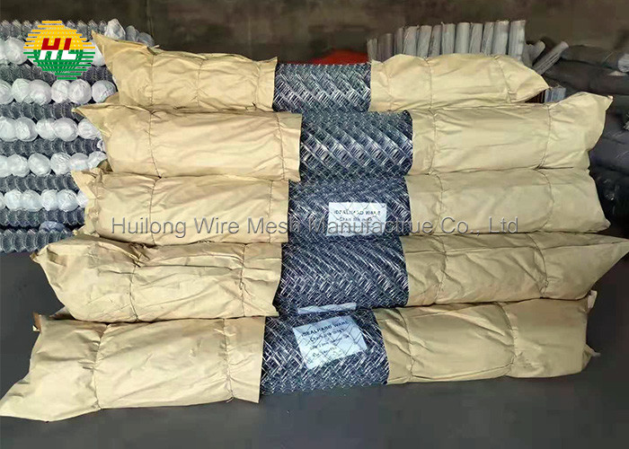 6 Foot Chain Link Wire Fence Heavy Zinc Coated Diamond Shape Mesh