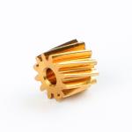 H62 Helical Gears 0.3-0.5mm Moulded Brass Gears Motor Teeth Gears For Motor