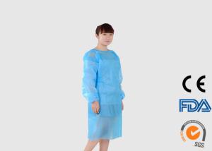 Quality Light Weight Disposable Isolation Gowns PP Coated PE Material Eco Friendly wholesale