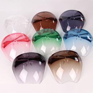 Quality 6.5 Inch / 165mm PPE Protective Clear Face Shield With Glasses wholesale