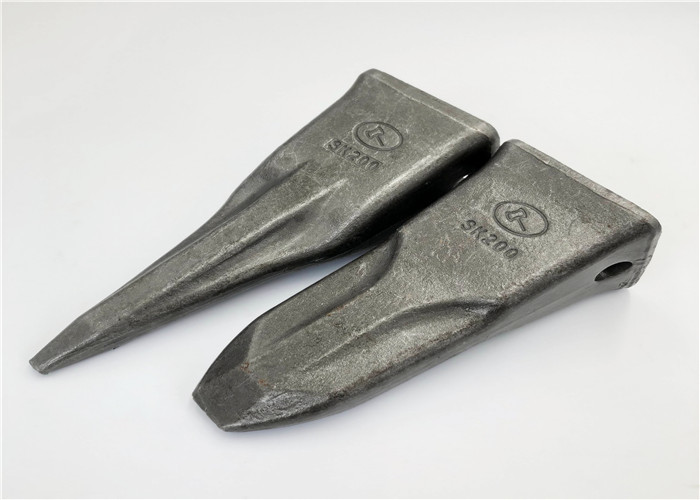 Alloy Steel Excavator Bucket Teeth HRC55 HRC60 SK200 SK200RC S200TL