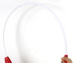 White 134cm Electric Cattle Prod Stock Prodders Break Proof 0.25KG