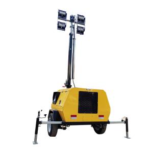 Quality Diesel Lighting Tower Portable Light Tower With 9m Mast For Outdoor Activities Lighting wholesale