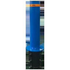 Quality 450mm Depth Blue M30 Telescopic Security Post Residential Driveway Bollards wholesale