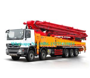 Quality Remote Control Concrete Pumping Equipment 56m Truck Mounted 56X-6RZ Model wholesale