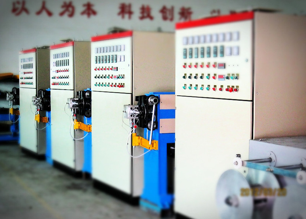 80+50 2 Layers Coating Cable Extruder Extrusion Wire Making Production Line