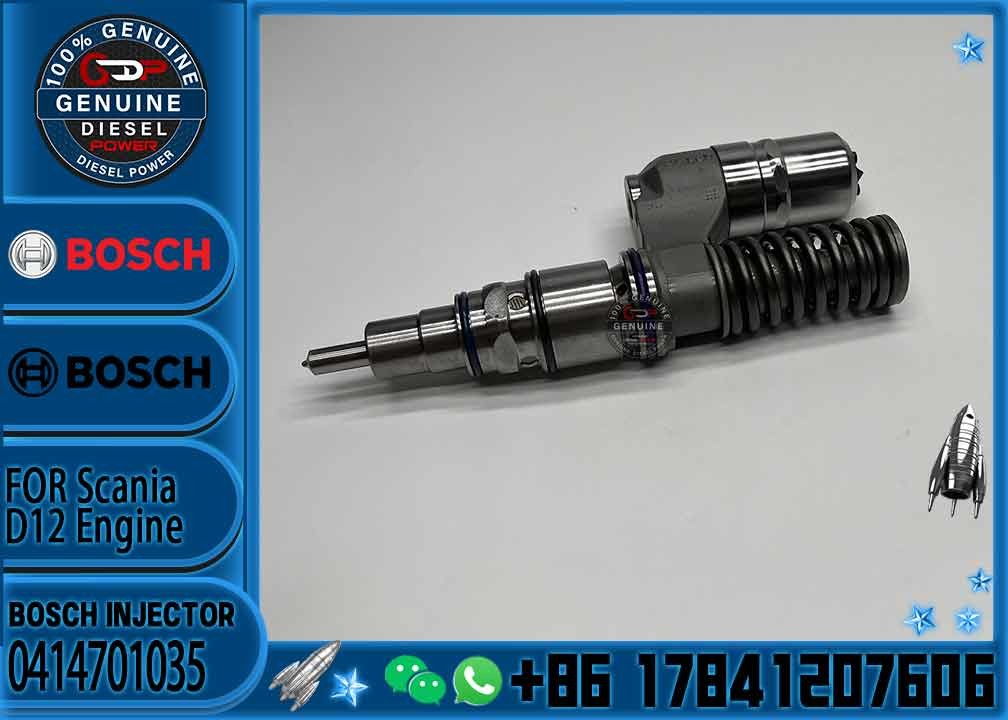 Construction Machinery Part Common Rail Injector Assembly 1487472 0414701035 For Scania Diesel Truck