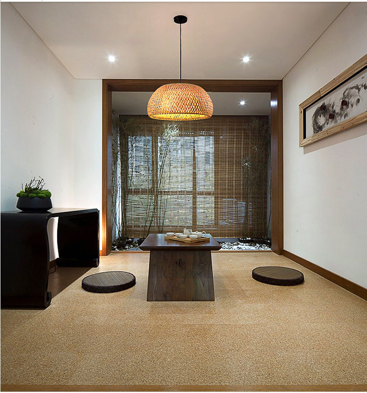 Modern minimalist restaurant bedroom pure bamboo art bamboo hand-woven chandelier(WH-WP-36)