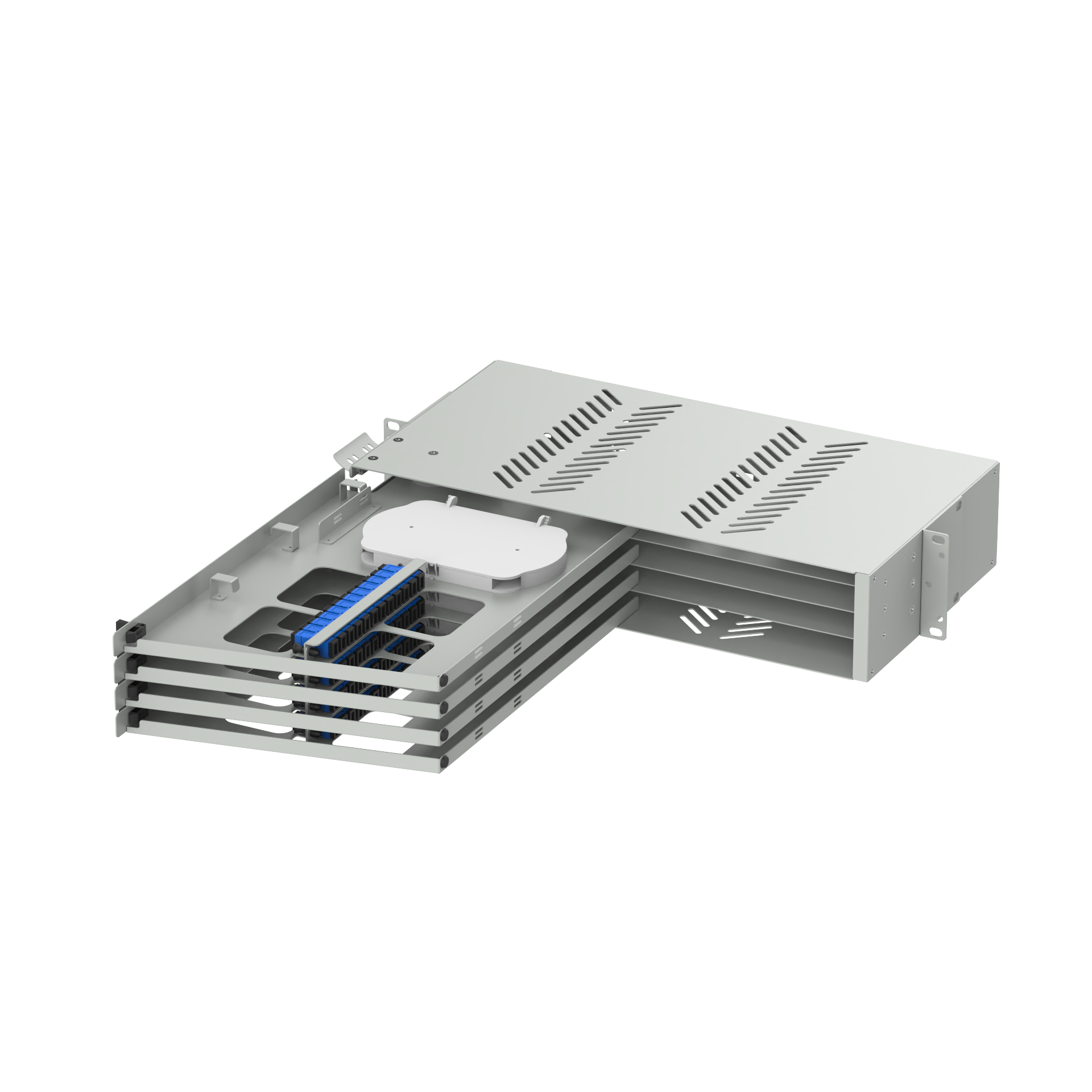 19 Inch Swing Type SC UPC Fiber Optic Patch Panel Sub ODF Sub Optic Distribution Frame