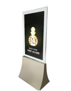 Quality Floor Standing 55&quot; Double Sided Transparent OLED Screen wholesale
