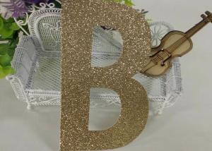 Quality Birthday Party Decorations Kids Glitter Paper Letters Paper Cutting Alphabet wholesale