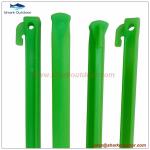 12" Plastic tent peg tent stake tent accessory