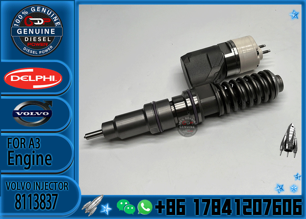 fuel injector 3169521 1671154 8113837 1547287 3964820 BEBE4B10101 8113092 EX631011 RG33966 for D12A D12C D12D