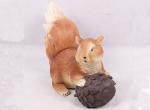 A pair of squirrel Lawn lights garden resin animal lamp park scenic lawn