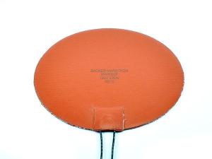 China 200x860x1.5mm Round Flexible Silicone Heater 500F Rapid Heat Up on sale