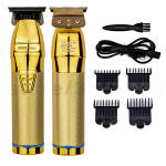 Gold Zero Gapped Cordless Hair Trimmer 10W Rechargeable Skinsafe