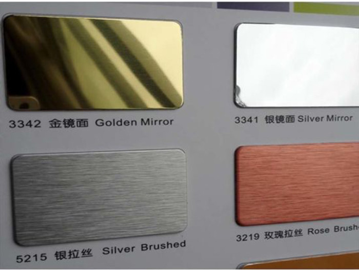 Mirror Anodize Aluminum Composite Panel For Interior Wall Decoration 2mm Thickness