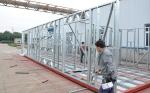 Australia Standard Light Steel Frame Prefabricated Gable Steel Shed , Car