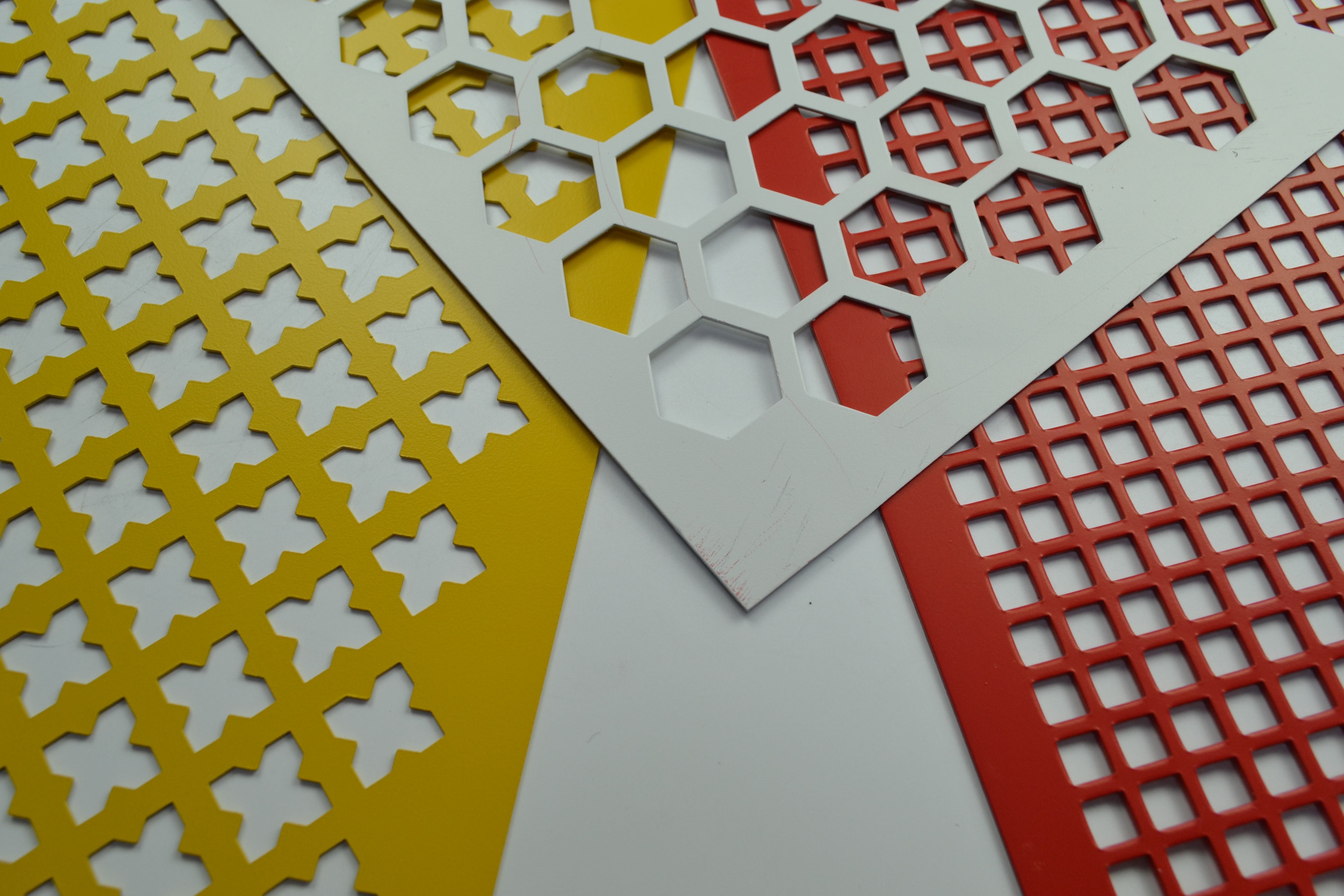 1220x2440mm Stainless Steel Sheet Metal With Holes Decoration