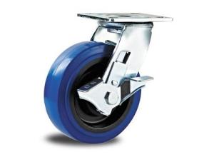 Quality Side Brake Elastic Rubber Caster wholesale