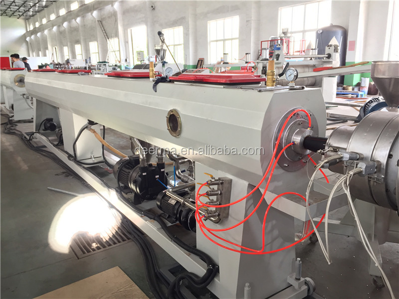 High Productivity Extruder Plastic Machine 160mm - 250mm HDPE Extrusion Line 8 Kg Capacity