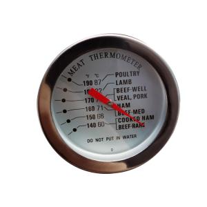 Quality 60~87C/140~ 190F Bimetallic Food Meat Thermometer With Probe wholesale