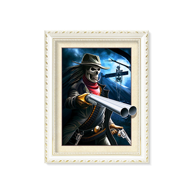 Eco-friendly 30x40CM 5D Lenticular Printing Services With PS Black Frame For Home / Hotel