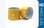 Yellow Color Cardboard Candle Boxes Candle Gift Tube Packaging