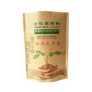 Quality 100% Biodegradable PBAT Bags Compostable Printing Biodegradable Food Packing Bag wholesale