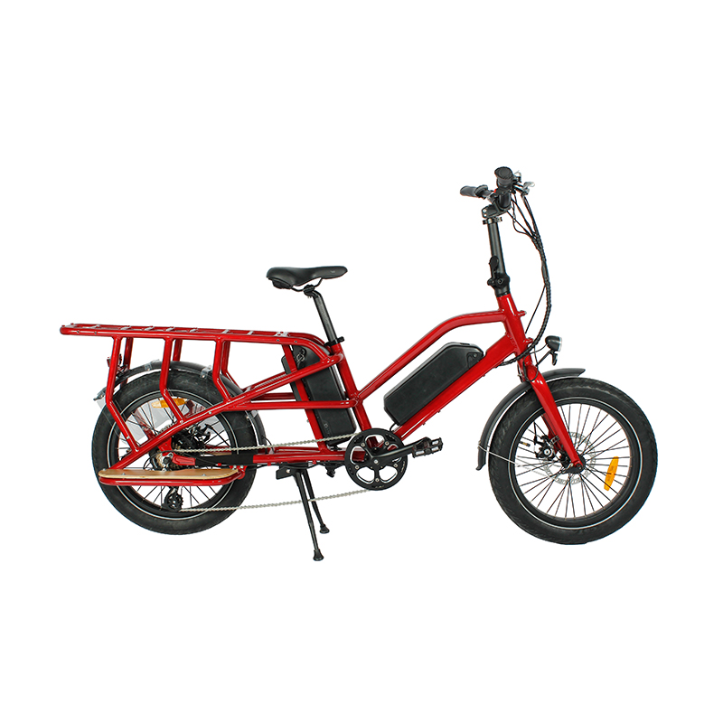 7 Speed Aluminum Alloy Frame Electric Delivery Bike for Family Dual Battery Fat Tire